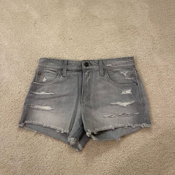 Joe's Jeans Grey "Vintage Reserve" Distressed Jean Shorts! Size 25! - Picture 1 of 5